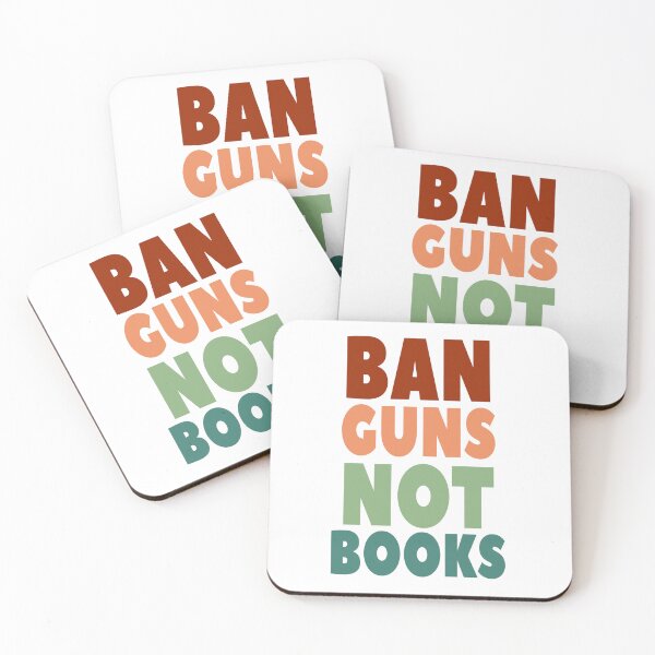Item preview, Ban Guns Not Books Read Banned Books Book Lover Vintage designed and sold by GraphiGroove.