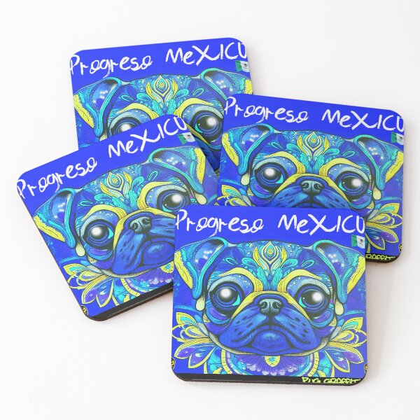 Item preview, Pug en México 3 PROGRESO designed and sold by RedBluffTraders.