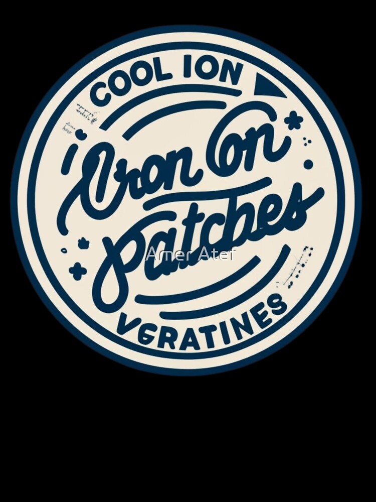 cool iron on patches Kids T-Shirt for Sale by Amer Atef