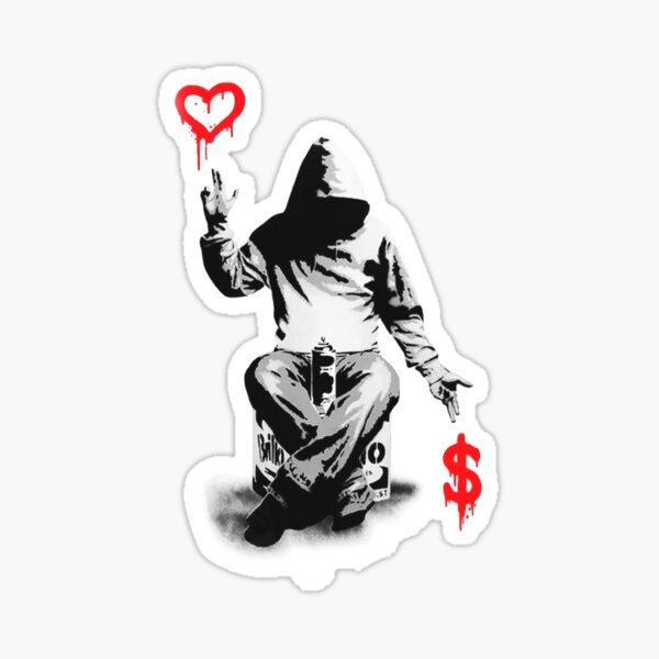 Item preview, Banksy Love over money designed and sold by tomrothster.