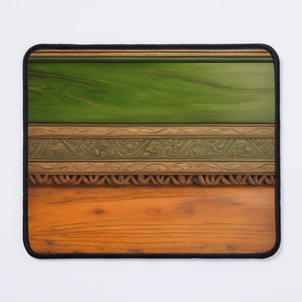 Item preview, green orange wooden fence designed and sold by DRAGONFIASCO.