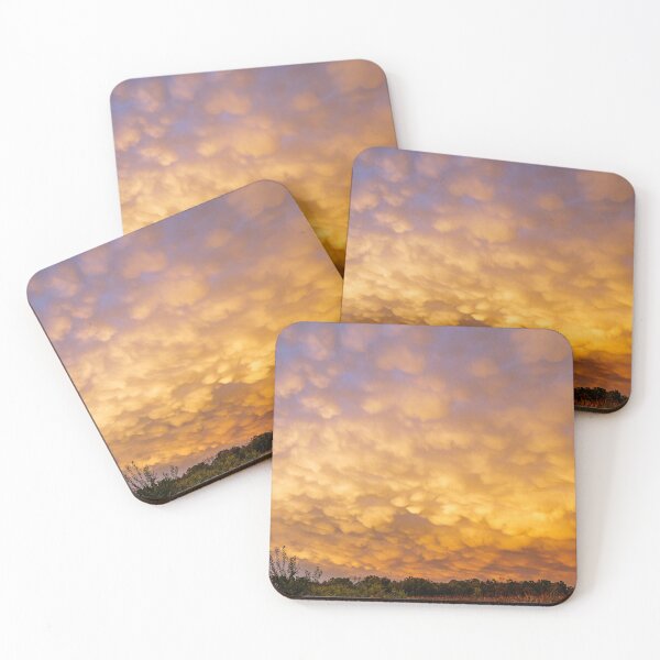 Item preview, Sunset with Mammatus Clouds designed and sold by tronephotoworks.