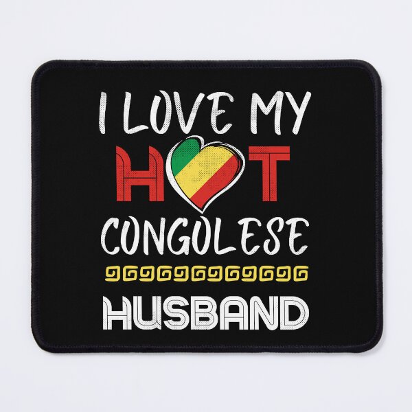 Item preview, Funny Congolese Husband Proud Wife designed and sold by Furahisha.