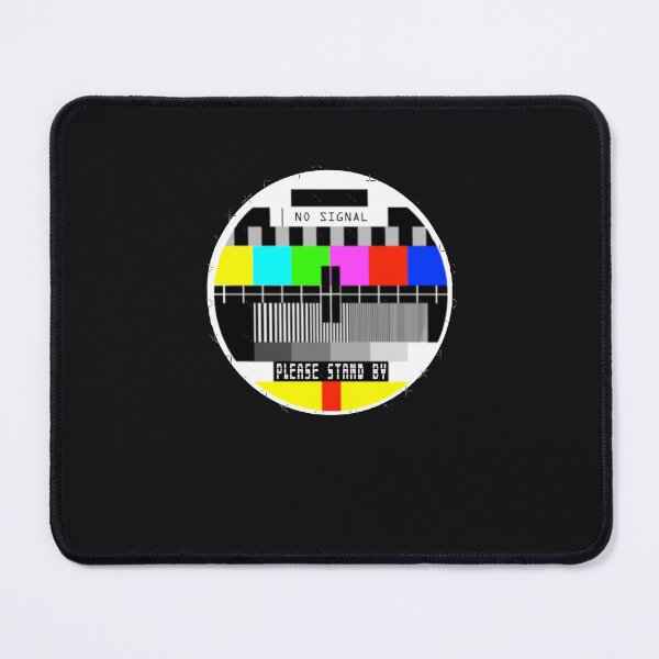 Item preview, No Signal Old TV Screen Funny T Shirts Please Stand designed and sold by JeancarloMcan.