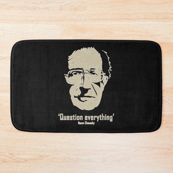 Item preview, Noam Chomsky Question Everything Distressed Logo Cheap Tee Logo B B E R N I E S A N D E R S S designed and sold by KileyBergeron.