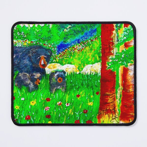 Item preview, Mama Bear and Cubs Acrylic Painting designed and sold by gleefulme.