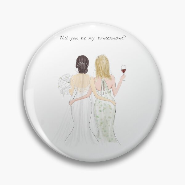 Item preview, Will you be my bridesmaid, designed and sold by Meghaillustrat.