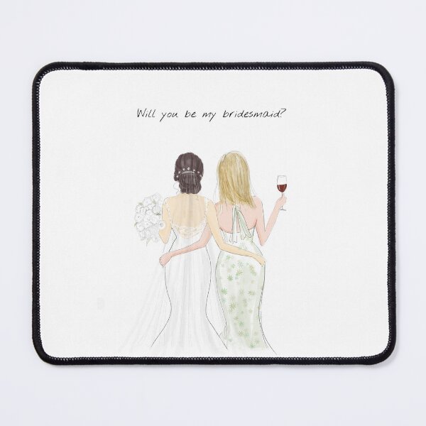 Item preview, Will you be my bridesmaid, designed and sold by Meghaillustrat.