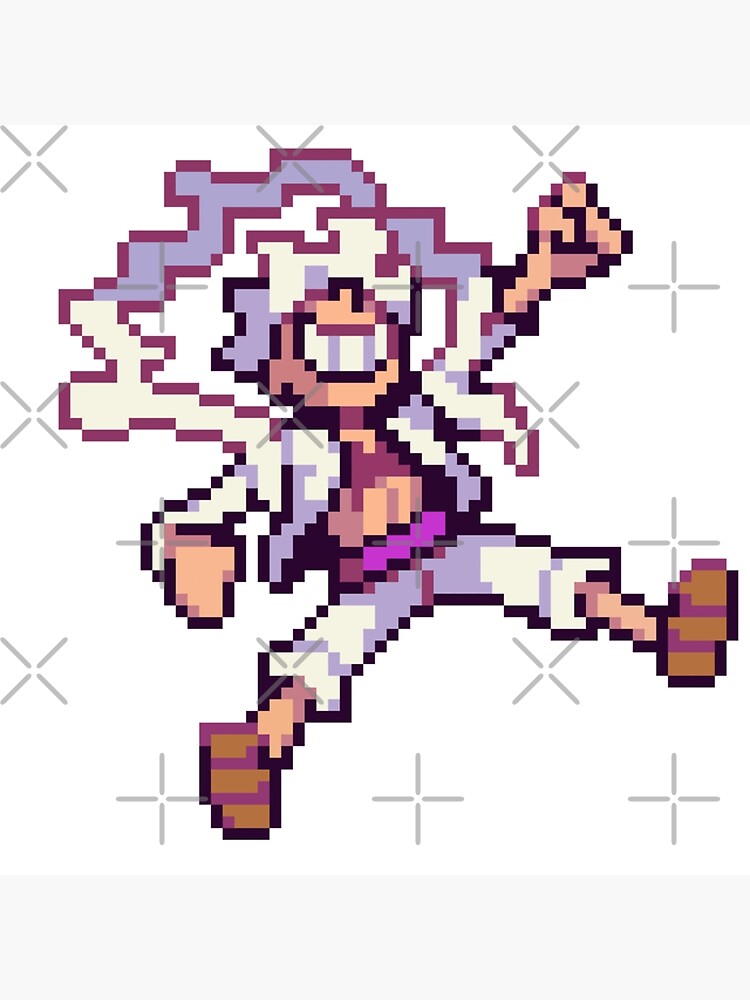 Luffy Gear 5 pixel art  Poster for Sale by Pixelopedia