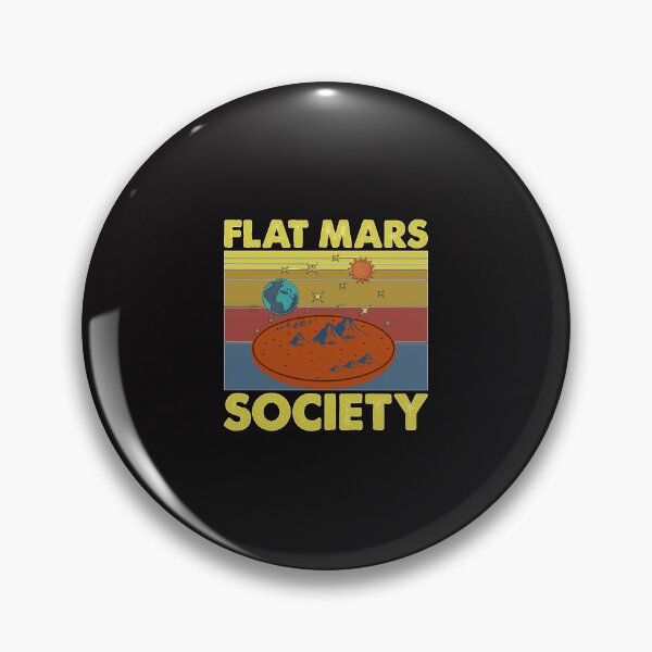 Item preview, Flat Mars Society 2021 Vintage Retro 1 designed and sold by Jahyerwood.