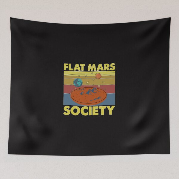 Item preview, Flat Mars Society 2021 Vintage Retro 1 designed and sold by Jahyerwood.