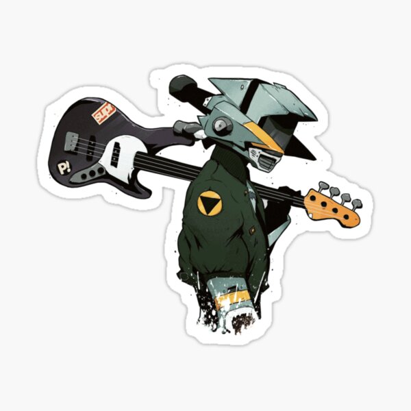 Vista previa del artículo con la obra «Guitarra FLCL», diseñado y vendido por Jahyerwood.