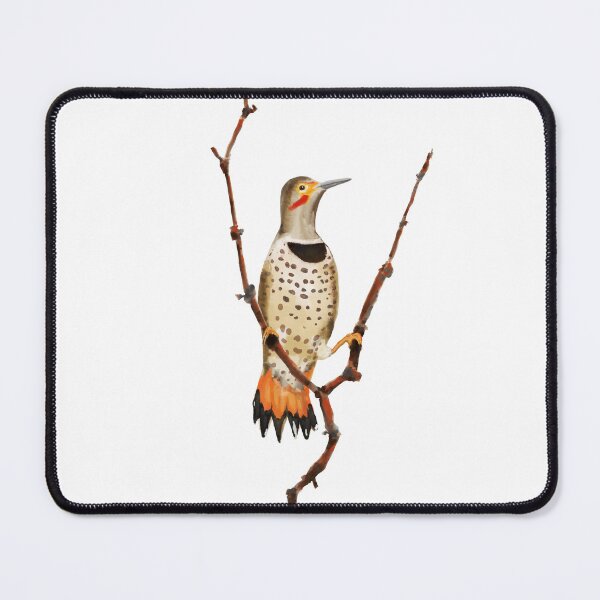 Item preview, Pretty Northern Flicker on a Branch designed and sold by VerdeDoodleDuck.