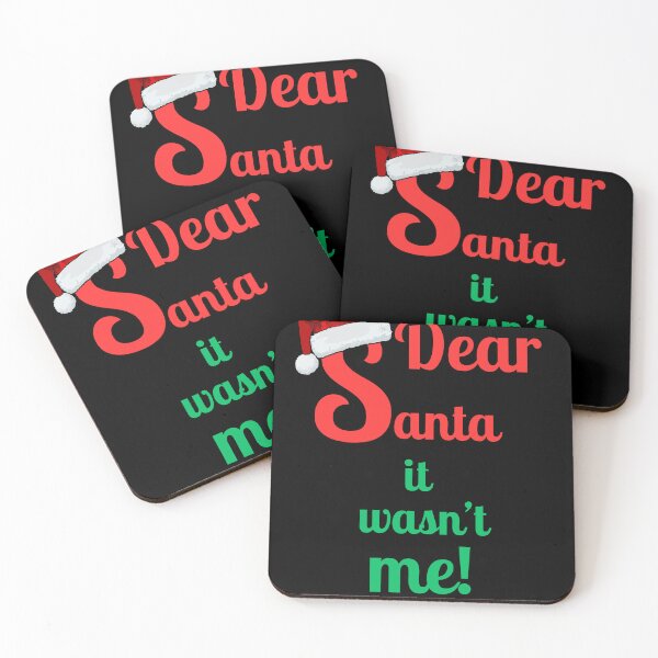 Item preview, Dear Santa it wasn't me funny design for christmas designed and sold by artbyveresca.