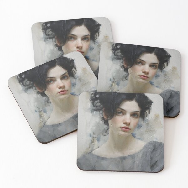 Item preview, The girl with the curls designed and sold by DVK the artist.