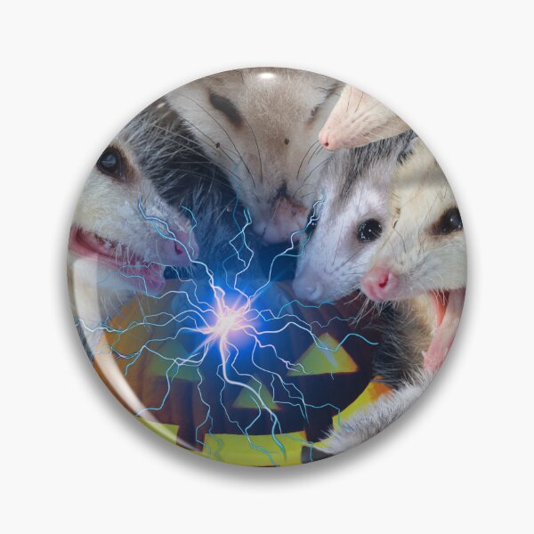 Item preview, HALLOWEEN FUNNY OPOSSUM PUMPKIN THROW PILLOW designed and sold by Filmharmony.