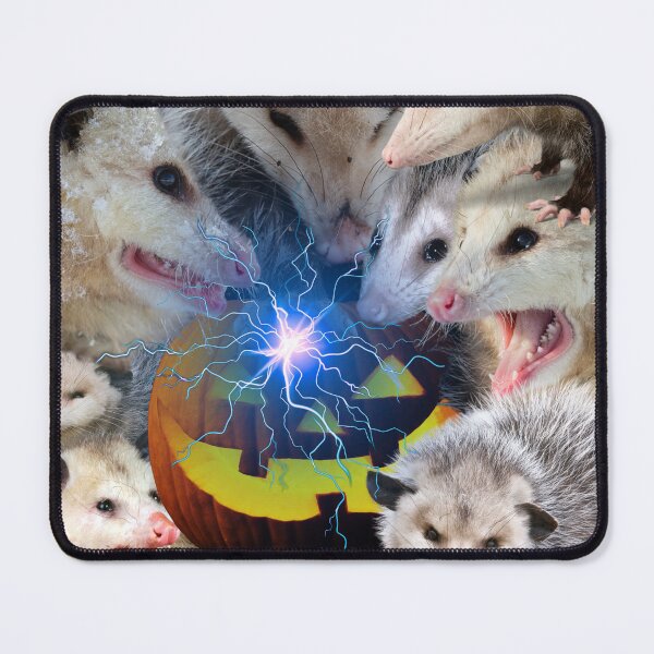 Item preview, HALLOWEEN FUNNY OPOSSUM PUMPKIN THROW PILLOW designed and sold by Filmharmony.
