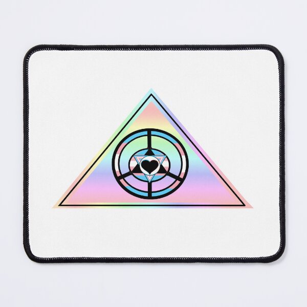 Item preview, Transgender LGBTQ+ Pastel Rainbow Triangle Simple Cute Design designed and sold by forkshifter.