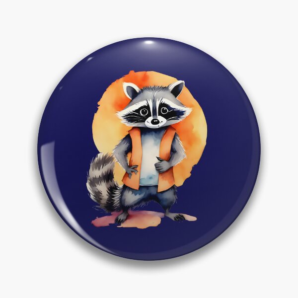 Item preview, A Determined Raccoon Goes to the Halloween Party designed and sold by BloomCatB.