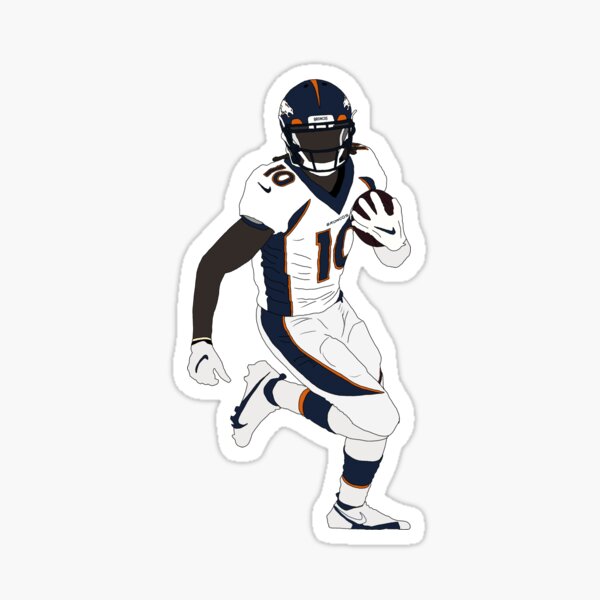 Denver Broncos: Jerry Jeudy 2020.0 - NFL Removable Wall Adhesive Wall Decal Life-Size Athlete +10 Wall Decals 43W x 67H