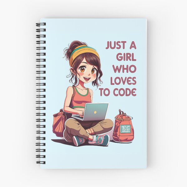 Item preview, Just a girl who loves to code designed and sold by BuxomBabe21.