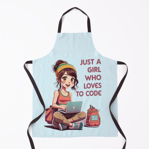 Item preview, Just a girl who loves to code designed and sold by BuxomBabe21.