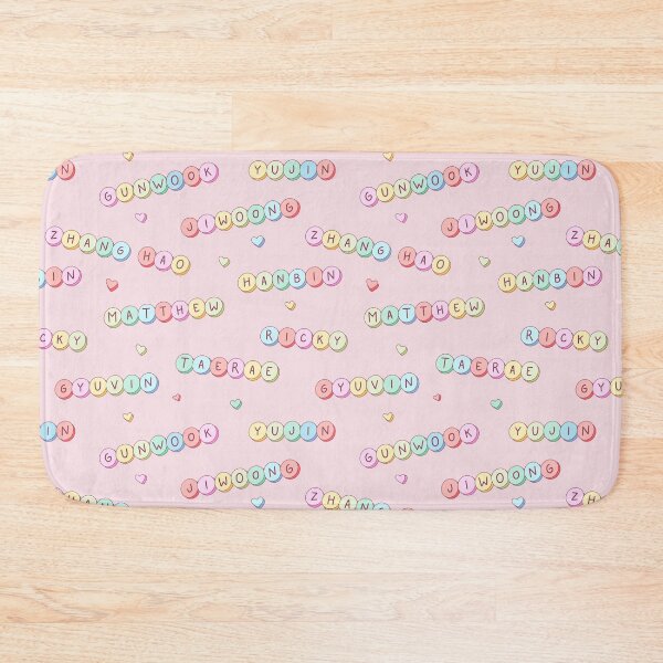 Item preview, Zerobaseone OT9 Members Candy Name Pattern (Pink) designed and sold by dreammindnight.