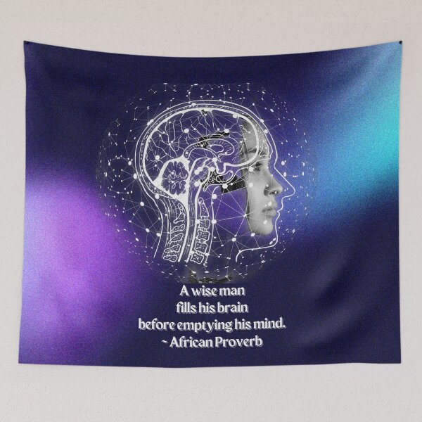Item preview, A Wise Man Fills His Brain designed and sold by Emilyromrell.
