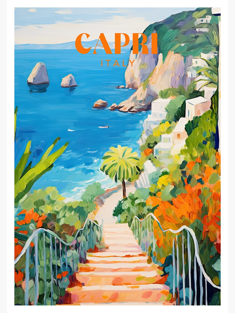 Capri Italy Art Print by TheRiverPrints