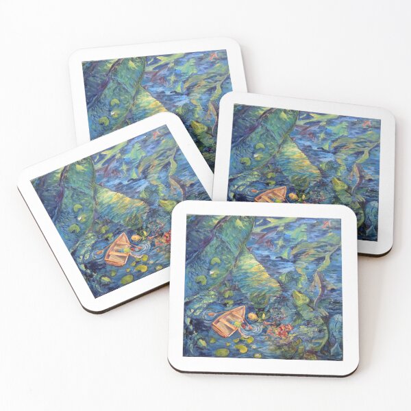 Item preview, Beautiful Fishing Illustration for a Children's Room designed and sold by colorfulglee.
