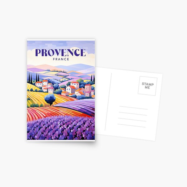 Item preview, Provence France Travel Print designed and sold by ArtVueStudio.