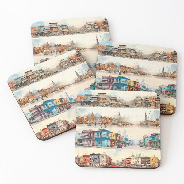 Item preview, City Life Across the Globe designed and sold by AlmostForgot.