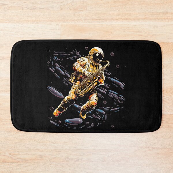 Item preview, Harmonies in the Cosmos: Astronaut in Space Playing a Saxophone designed and sold by ThePurpleMelon.