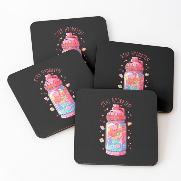 Item preview, Stay Hydrated ! Cute colorful bottle designed and sold by KIBBYKO.