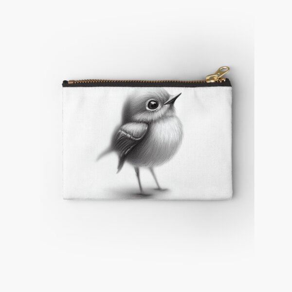 Item preview, Feathered Whispers: Pencil Sketch of a Delicate Bird designed and sold by ReplyGirl.