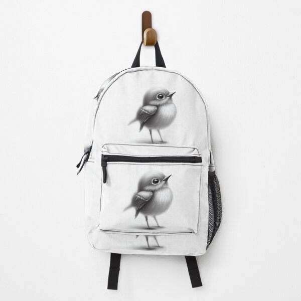 Item preview, Feathered Whispers: Pencil Sketch of a Delicate Bird designed and sold by ReplyGirl.