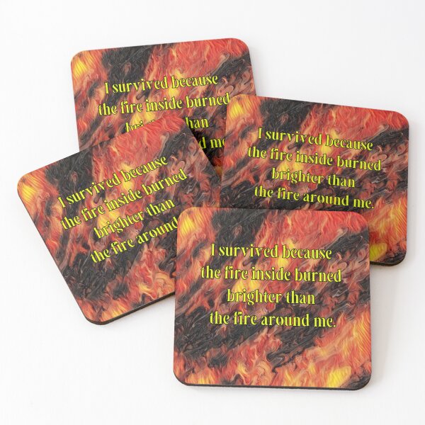 Item preview, The Fire Inside Burns Brighter designed and sold by gleefulme.