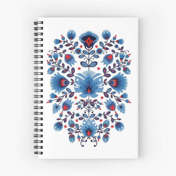 Item preview, Symphonic Blossoms: A Lowicz Overture in Blue and Red designed and sold by FK-UK.