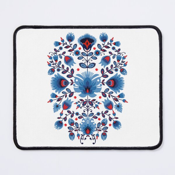 Item preview, Symphonic Blossoms: A Lowicz Overture in Blue and Red designed and sold by FK-UK.