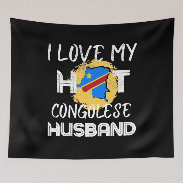 Item preview, Funny Congolese Husband Congo Proud Wife designed and sold by Furahisha.