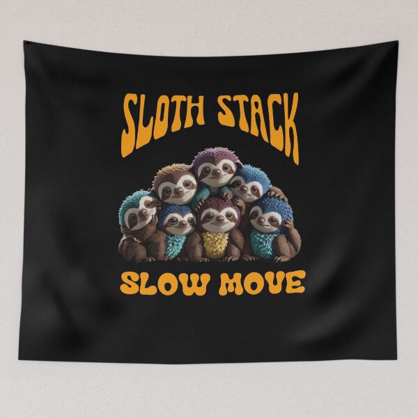 Item preview, Sloth Stack Slow Move designed and sold by netfires.