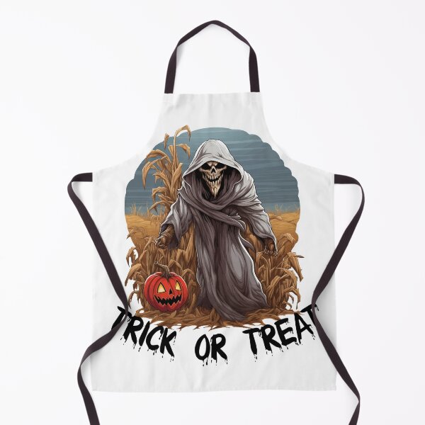 Item preview, Grim Reaper In A Cornfield - Trick Or Treat (Black Lettering) designed and sold by VelvetRoom.