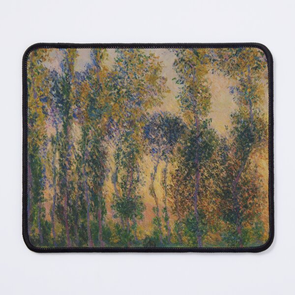 Item preview, Claude Monet's Poplars at Giverny, Sunrise (1888) impressionism oil painting designed and sold by My Artprintz.
