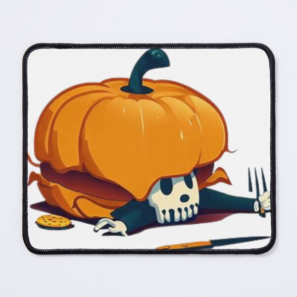 Item preview, Halloween pumpkin eating a skeleton designed and sold by Crypto-Universe.