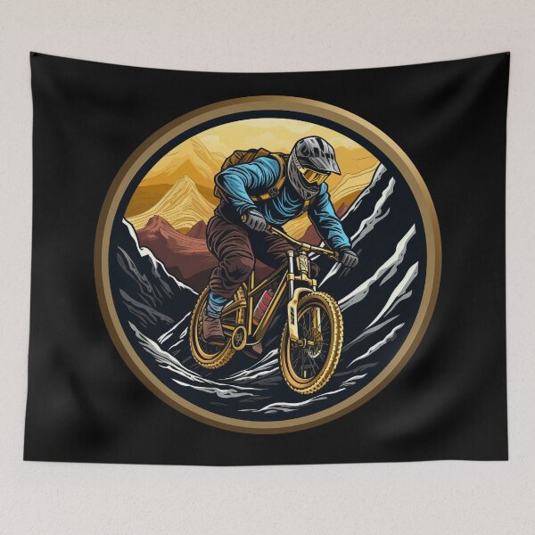Item preview, Downhill Mountain Bike Retro Vintage Gift designed and sold by T-shirt-Designs.