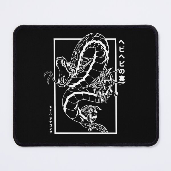 Item preview, Anaconda Illustration (white + text) designed and sold by Hachikai.