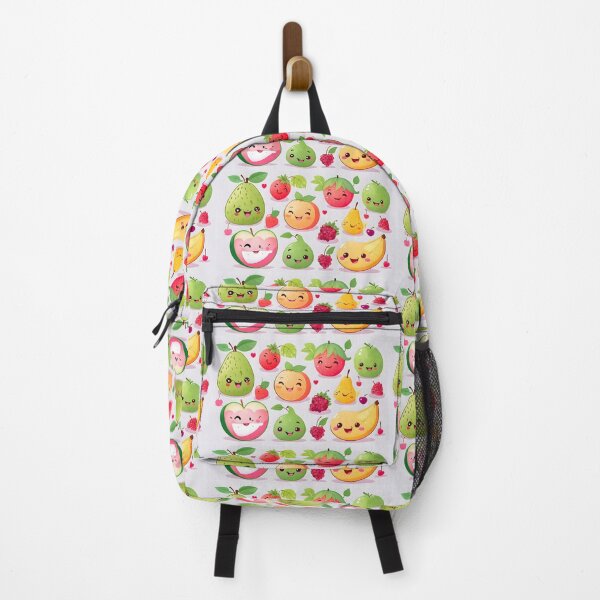 Item preview, Cute colorful fruit cartoons smiling in the style of animation stills designed and sold by AI-Only Creations.