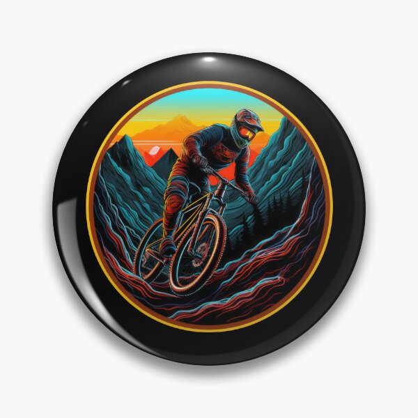 Item preview, Mountain Trail Biking Retro Vintage Gift designed and sold by T-shirt-Designs.