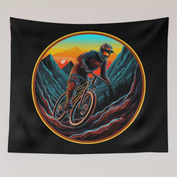 Item preview, Mountain Trail Biking Retro Vintage Gift designed and sold by T-shirt-Designs.
