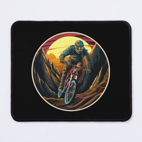 Item preview, Down Hill Mountain Trail Biking Retro Vintage Gift designed and sold by T-shirt-Designs.